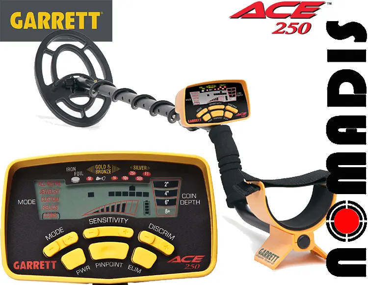 garrett ace 250 detektor kovin