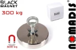 Magnet Black Magnet F 300 kg + vrv s karabinom - slika 2