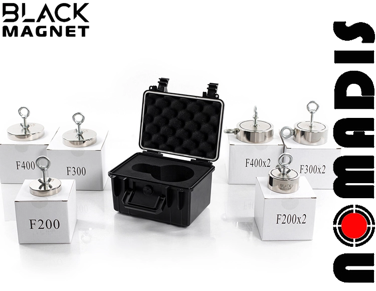 Black magnet BOX 400 za magnet fishing Kovček BOX400 za magnete Black Magnet - slika 2